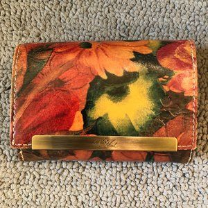 Patricia Nash Floral Embossed Leather Wallet